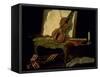 Still Life with a Violin-Jean-Baptiste Oudry-Framed Stretched Canvas