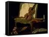Still Life with a Violin-Jean-Baptiste Oudry-Framed Stretched Canvas