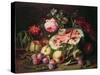 Still Life with a Water Melon-Abraham Brueghel-Stretched Canvas