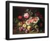 Still Life with a Water Melon-Abraham Brueghel-Framed Giclee Print