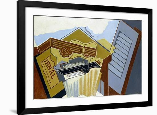 Still Life with a White Cloud-Juan Gris-Framed Premium Giclee Print