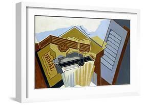 Still Life with a White Cloud-Juan Gris-Framed Giclee Print