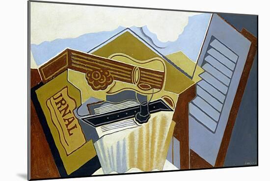 Still Life with a White Cloud-Juan Gris-Mounted Giclee Print