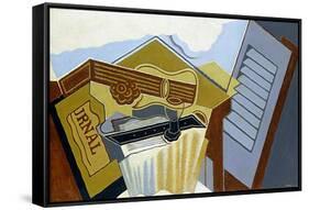 Still Life with a White Cloud-Juan Gris-Framed Stretched Canvas