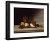 Still Life with a Wine Glass, 1818 (Oil on Panel)-Raphaelle Peale-Framed Premium Giclee Print