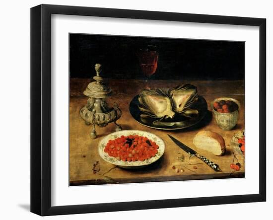 Still Life with an Artichoke-Osias The Elder Beert-Framed Giclee Print