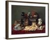 Still Life with an Ebony Chest, 1652-Antonio Pereda y Salgado-Framed Giclee Print