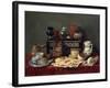 Still Life with an Ebony Chest, 1652-Antonio Pereda y Salgado-Framed Giclee Print