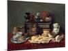 Still Life with an Ebony Chest, 1652-Antonio Pereda y Salgado-Mounted Giclee Print