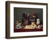 Still Life with an Ebony Chest, 1652-Antonio Pereda y Salgado-Framed Giclee Print