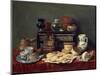 Still Life with an Ebony Chest, 1652-Antonio Pereda y Salgado-Mounted Giclee Print