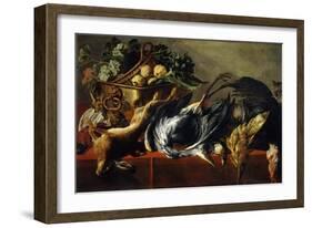 Still Life with an Ebony Chest, 17th Century-Frans Snyders-Framed Giclee Print