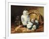 Still Life with an Urn and Mums-Eugene Henri Cauchois-Framed Giclee Print