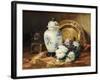 Still Life with an Urn and Mums-Eugene Henri Cauchois-Framed Giclee Print