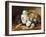 Still Life with an Urn and Mums-Eugene Henri Cauchois-Framed Giclee Print