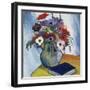 Still-Life with Anemones and Blue Book, 1911-August Macke-Framed Giclee Print