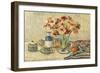 Still Life with Anemones-Paul Mathieu-Framed Premium Giclee Print