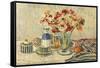 Still Life with Anemones-Paul Mathieu-Framed Stretched Canvas