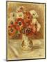 Still Life with Anemones-Pierre-Auguste Renoir-Mounted Giclee Print
