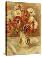 Still Life with Anemones-Pierre-Auguste Renoir-Stretched Canvas