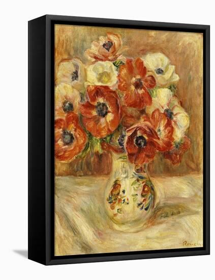 Still Life with Anemones-Pierre-Auguste Renoir-Framed Stretched Canvas