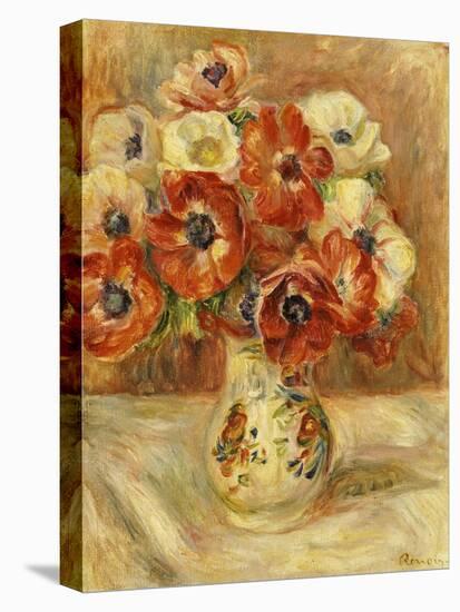 Still Life with Anemones-Pierre-Auguste Renoir-Stretched Canvas