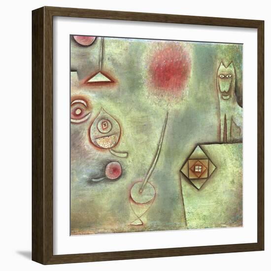 Still Life with Animal Statuette-Paul Klee-Framed Giclee Print