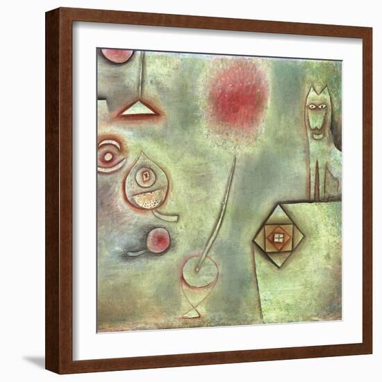 Still Life with Animal Statuette-Paul Klee-Framed Giclee Print