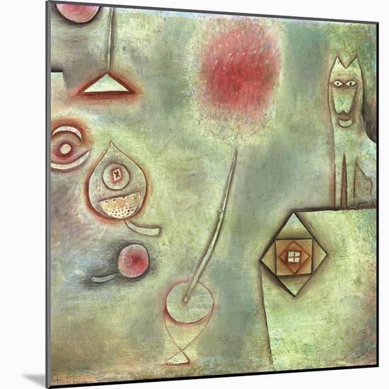 Still Life with Animal Statuette-Paul Klee-Mounted Giclee Print