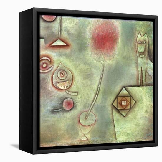 Still Life with Animal Statuette-Paul Klee-Framed Stretched Canvas