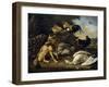 Still Life with Animals, 1680-1690-Melchior D' Hondecoeter-Framed Giclee Print