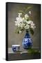 Still Life with Apple Flowers-Marta Teron-Framed Stretched Canvas