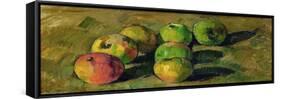 Still Life with Apples, 1878-Paul Cézanne-Framed Stretched Canvas