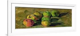 Still Life with Apples, 1878-Paul Cézanne-Framed Giclee Print