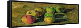 Still Life with Apples, 1878-Paul Cézanne-Framed Stretched Canvas