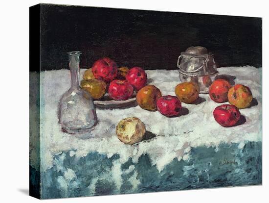 Still Life with Apples, 1889-Carl Schuch-Stretched Canvas