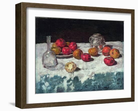 Still Life with Apples, 1889-Carl Schuch-Framed Giclee Print