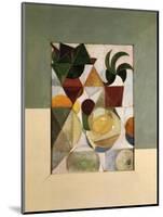 Still Life with Apples, 1916-Theo Van Doesburg-Mounted Giclee Print