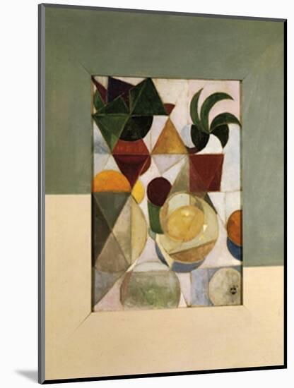 Still Life with Apples, 1916-Theo Van Doesburg-Mounted Giclee Print