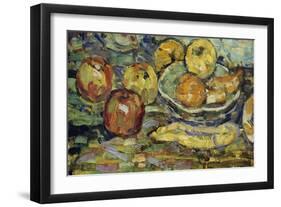 Still Life with Apples and a Bowl-Maurice Brazil Prendergast-Framed Giclee Print