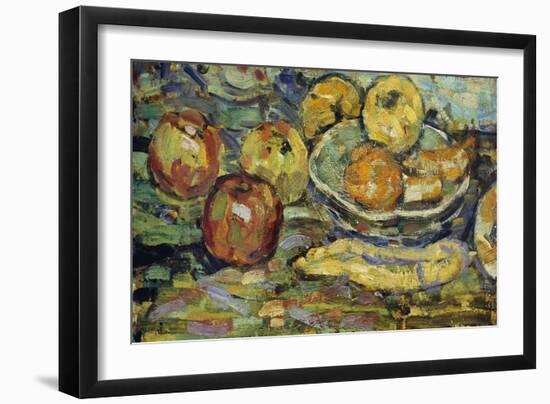 Still Life with Apples and a Bowl-Maurice Brazil Prendergast-Framed Giclee Print