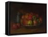 Still Life with Apples and a Pomegranate, 1871-1872-Gustave Courbet-Framed Stretched Canvas