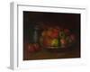 Still Life with Apples and a Pomegranate, 1871-1872-Gustave Courbet-Framed Giclee Print