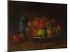 Still Life with Apples and a Pomegranate, 1871-1872-Gustave Courbet-Mounted Giclee Print