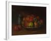 Still Life with Apples and a Pomegranate, 1871-1872-Gustave Courbet-Framed Giclee Print