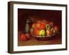 Still Life with Apples and a Pomegranate, 1871-72-Gustave Courbet-Framed Giclee Print