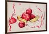 Still Life with Apples and Bananas, C.1925 (W/C and Graphite Pencil on Wove Paper)-Charles Demuth-Framed Giclee Print