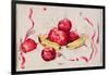 Still Life with Apples and Bananas, C.1925 (W/C and Graphite Pencil on Wove Paper)-Charles Demuth-Framed Giclee Print