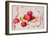 Still Life with Apples and Bananas, C.1925 (W/C and Graphite Pencil on Wove Paper)-Charles Demuth-Framed Giclee Print