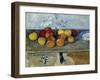 Still-Life with Apples and Cookies, 1879-82-Paul Cézanne-Framed Giclee Print